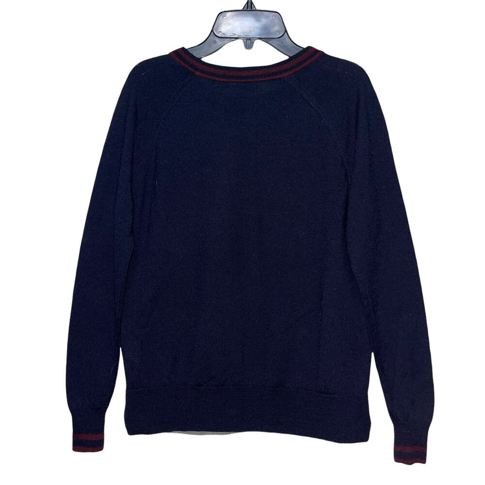 J. Crew Pullover Glen Plaid Wool Blend - Picture 7 of 11